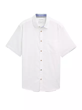 TOM TAILOR | Chemise coupe regular | weiss